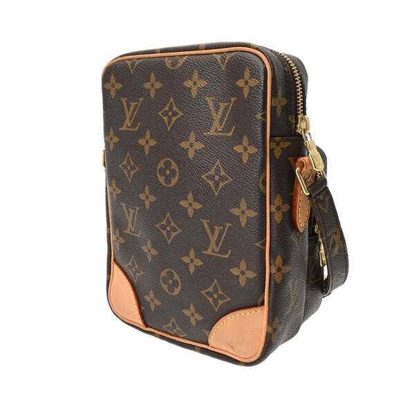 LOUIS VUITTON Brown Monogram Canvas Shoulder Bag
